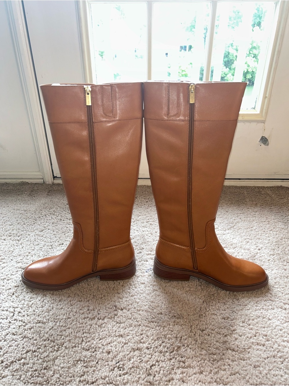Vince Camuto VC-Andalian Golden Walnut Knee High Boots Size 7.5 - Picture 14 of 15